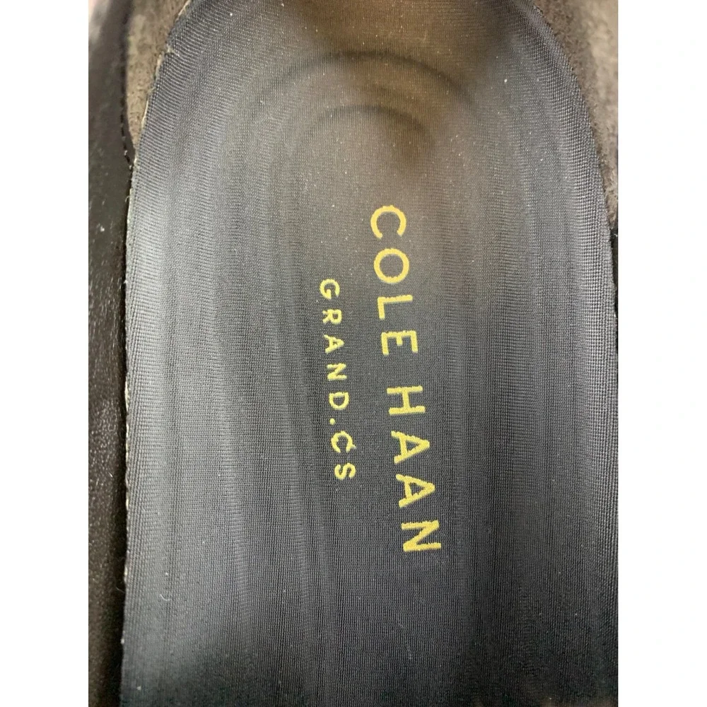 Cole Haan Grand.OS Men's 9.5 M British Tan Leather Apron Split Toe Derby